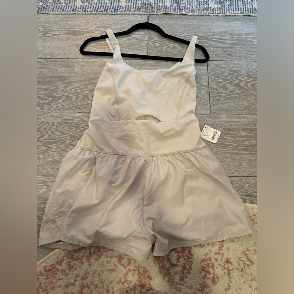 FP Movement by Free People Cream Jumpsuit